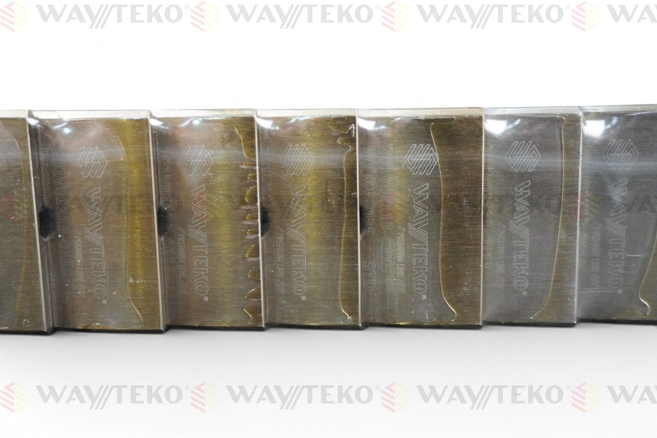 Вкладыши коренные STD (комплект 14шт) MC11,F3000,T5G WAYTEKO PREMIUM