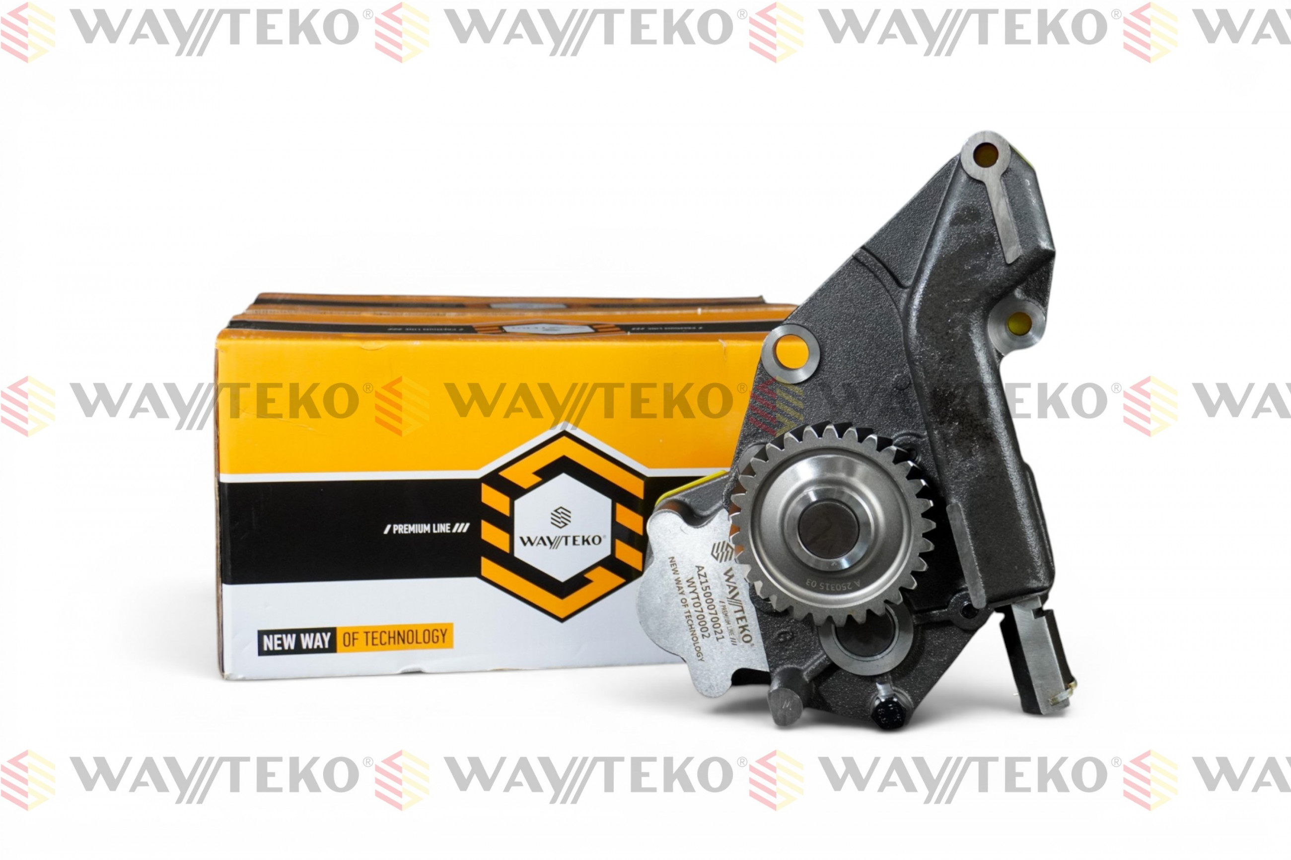 Насос масляный WD615 качество WAYTEKO PREMIUM