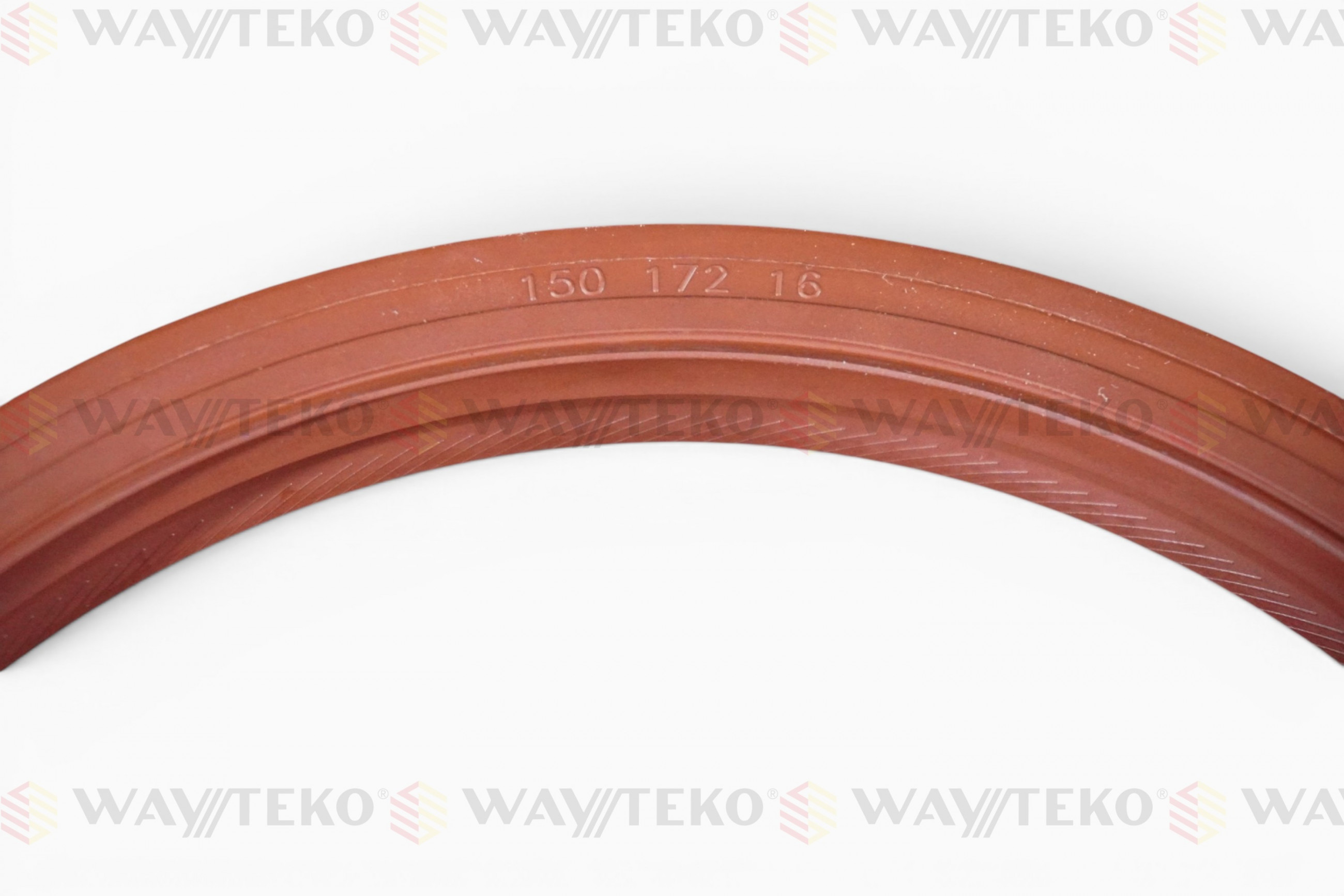 Сальник коленвала задний CA6DM2 J6 150*172*16 WAYTEKO PREMIUM