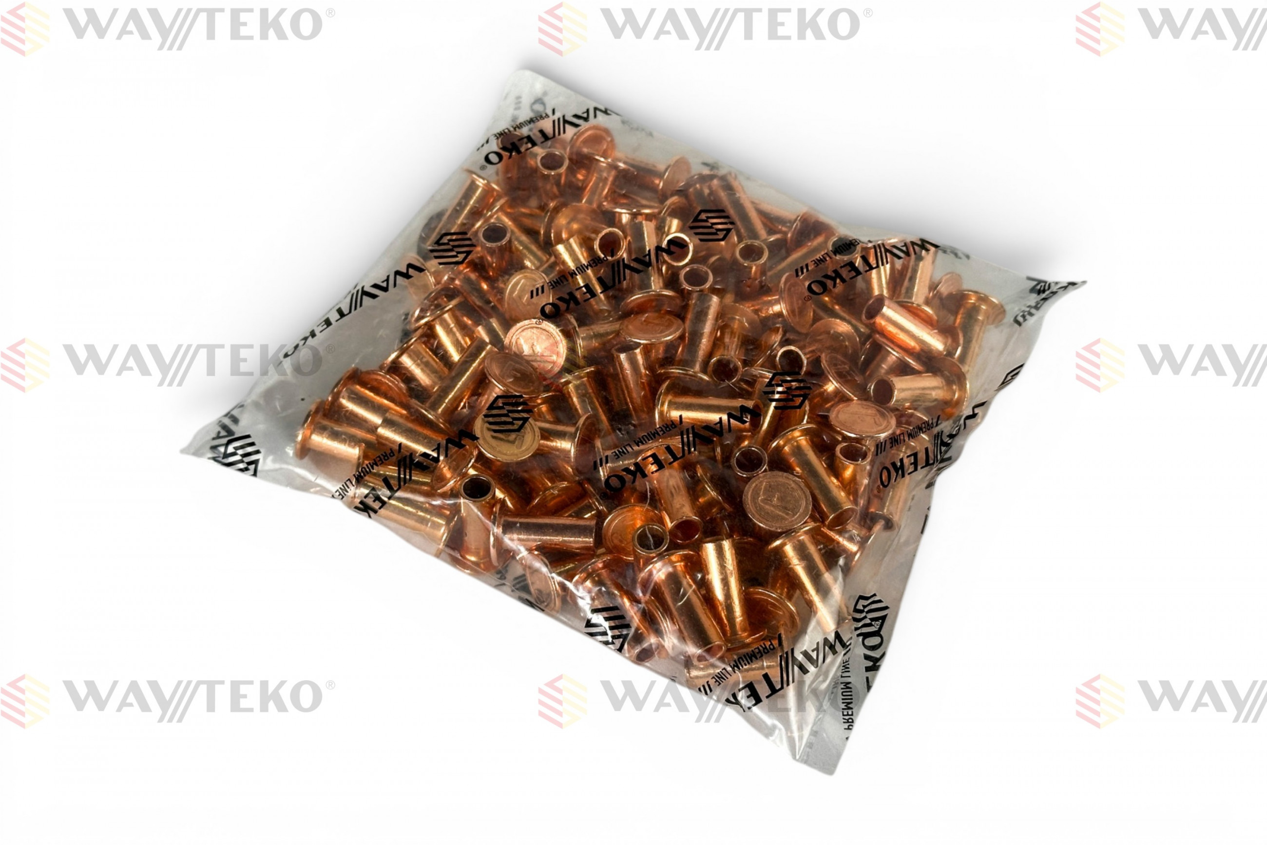 Заклепка D=8 L=20 алюминий WAYTEKO PREMIUM