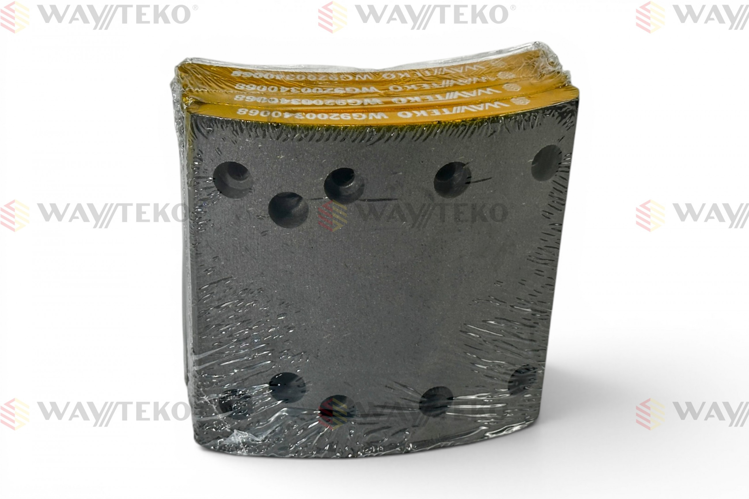 Накладка тормозная задняя 184х188 (8 отверстий) качество WAYTEKO PREMIUM
