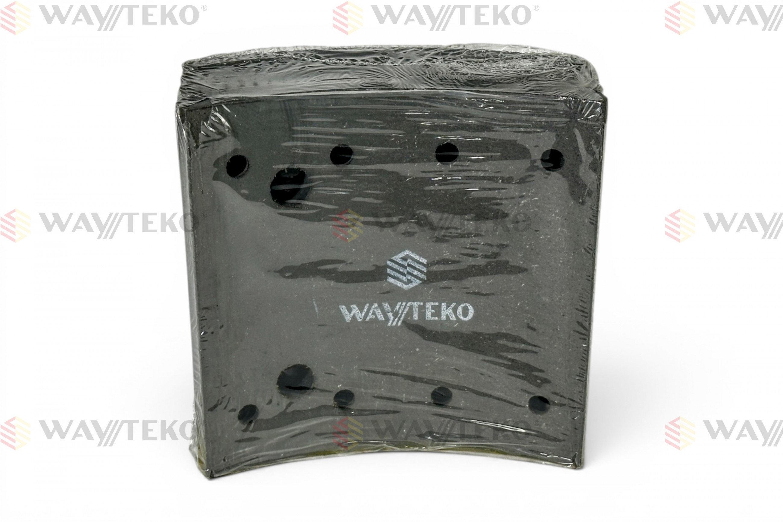 Накладка тормозная задняя 184х188 (8 отверстий) качество WAYTEKO PREMIUM