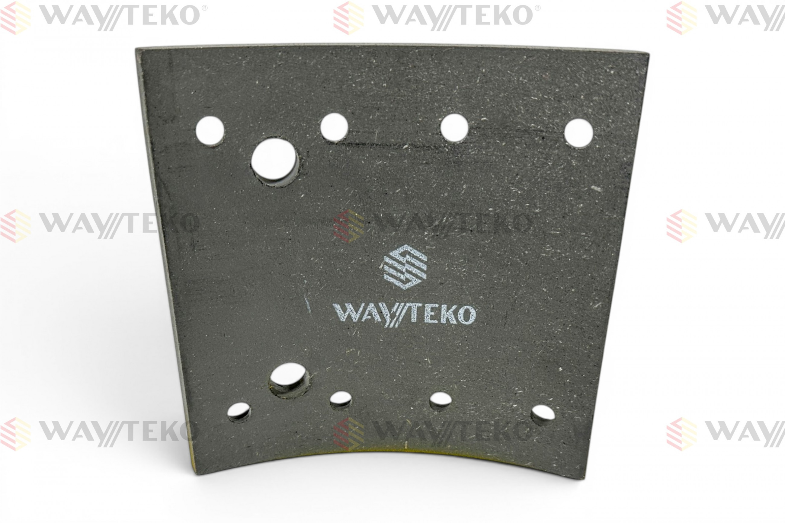 Накладка тормозная задняя 184х188 (8 отверстий) качество WAYTEKO PREMIUM