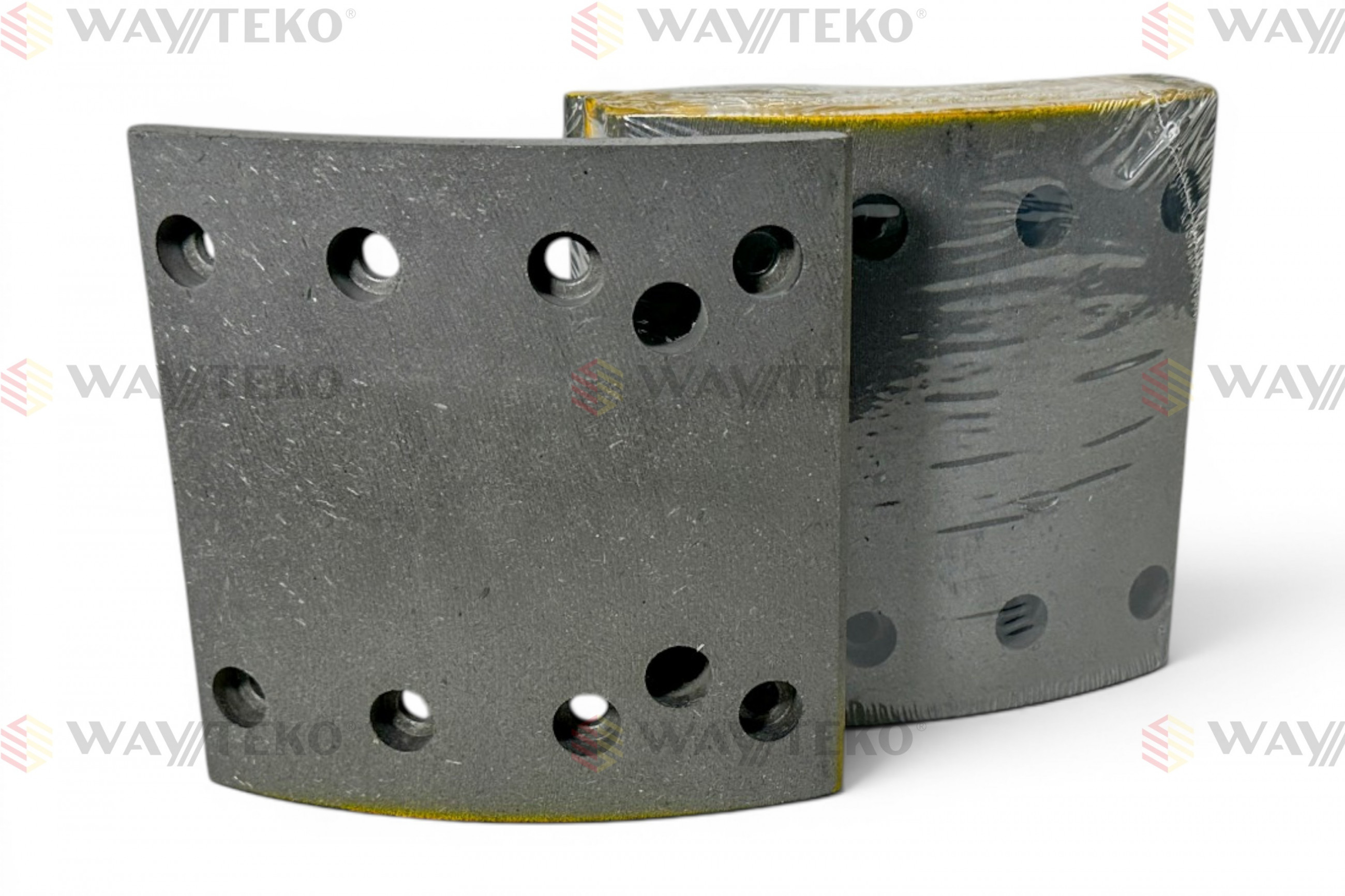 Накладка тормозная задняя 184х188 (8 отверстий) качество WAYTEKO PREMIUM